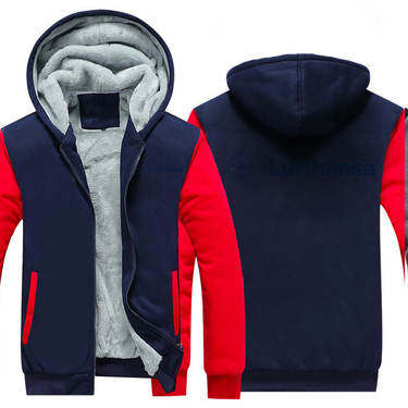 LUFTHNSA AIRLINES JACKETS FLEECE SWEATSHIRT 2